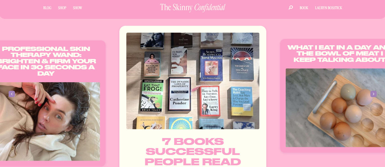 The Skinny Confidential - Blog Homepage