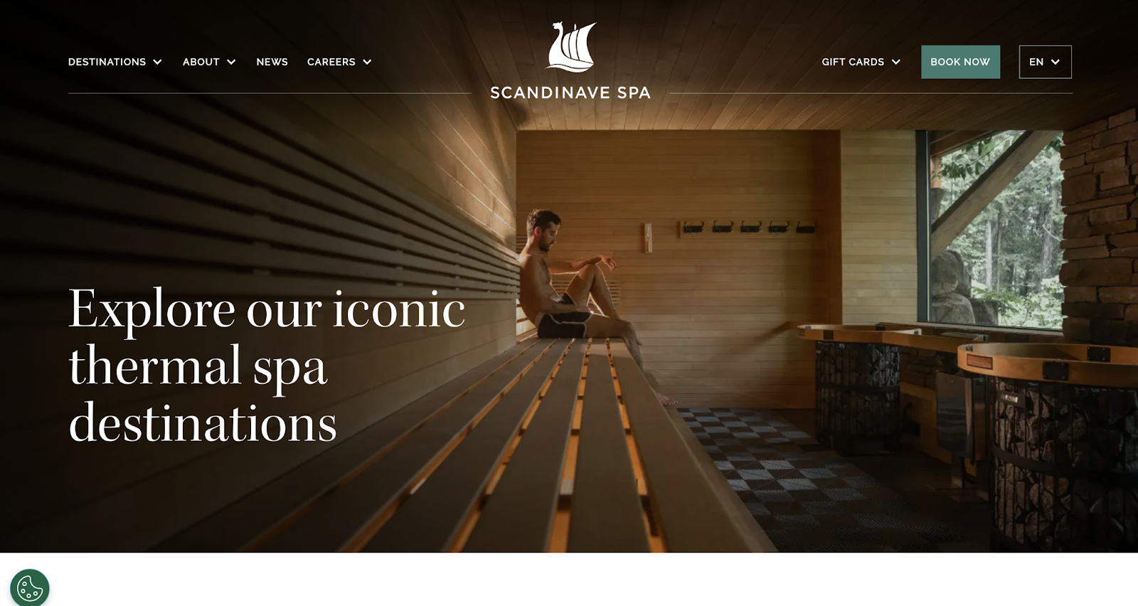 spa website examples, scandinave spa