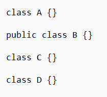 single public class in Java