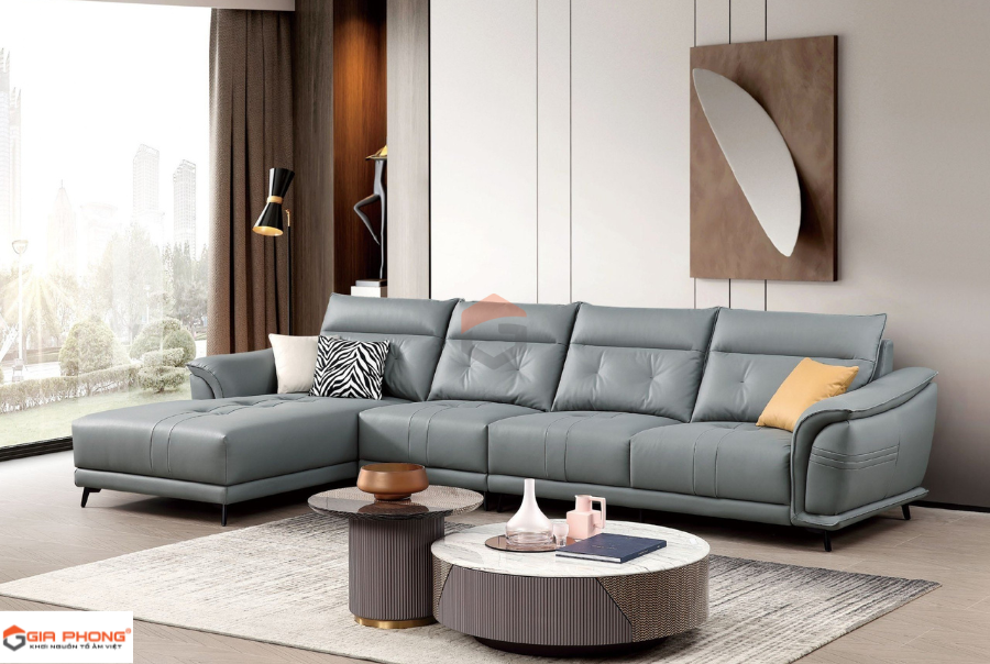 15 Mẫu ghế sofa da chữ L đẹp bán chạy nhất 2024