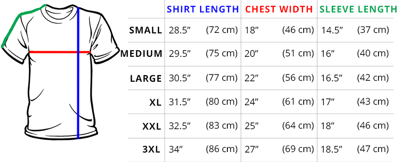 Step By Step T-Shirt Measurement Guide With Size Chart, 46% OFF