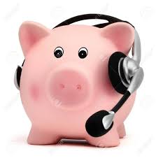 Image result for piggy bank with headset isolated on white brackground