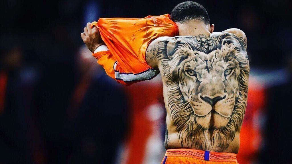 Twitter | Memphis depay, Memphis depay tattoo, Back tattoo