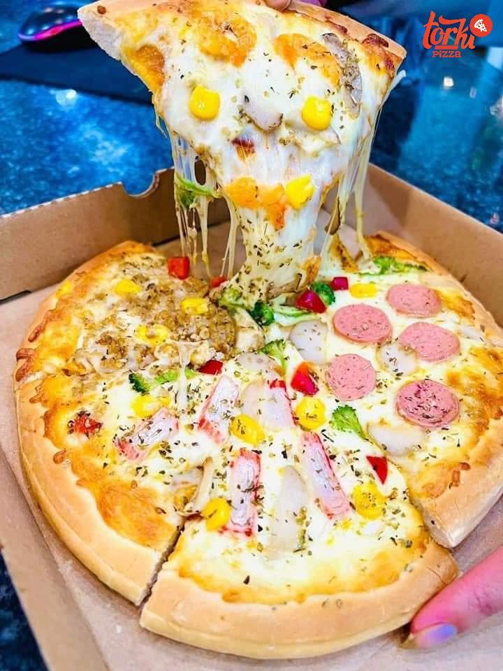 Quy trình cách làm pizza bò băm bằng chảo 