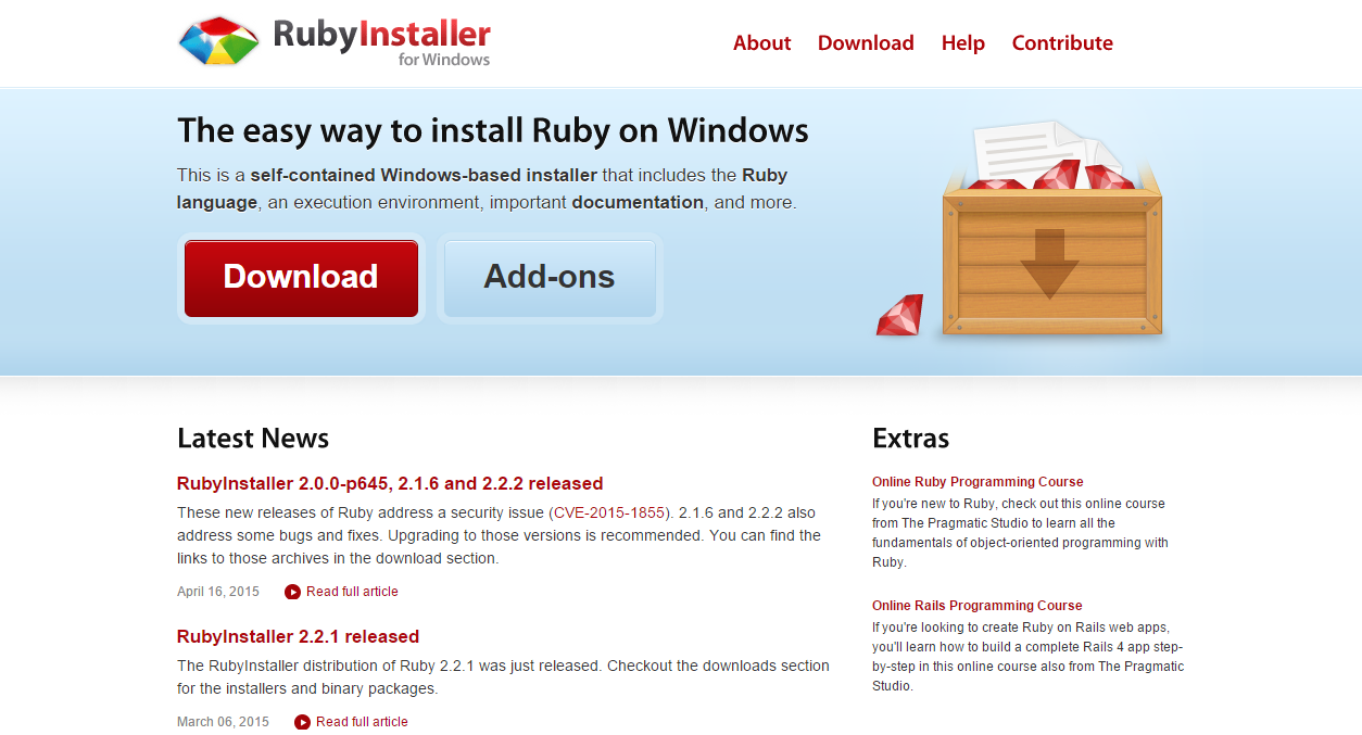 Ruby on Rails Installation
