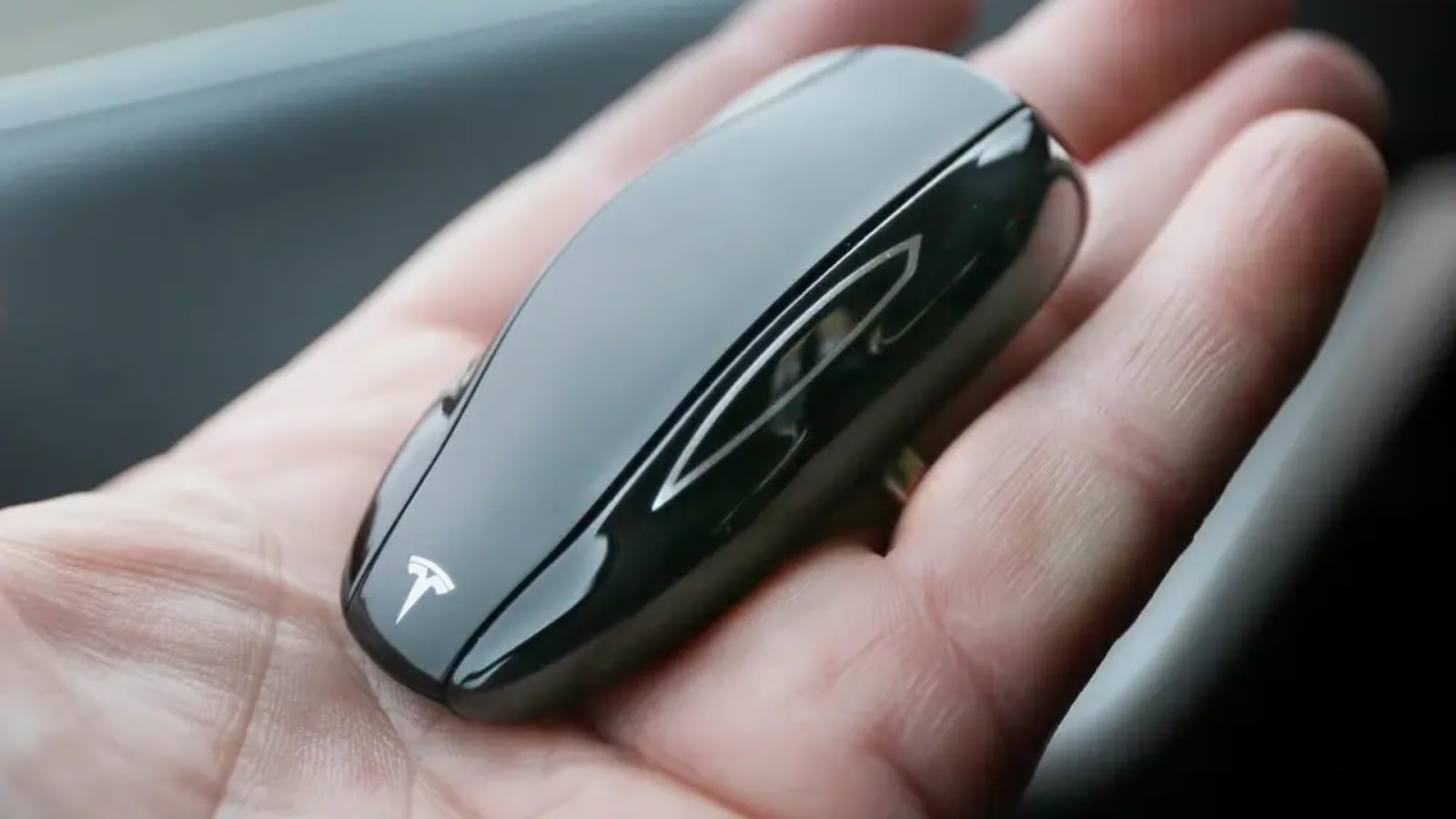 A Tesla car key replacement
