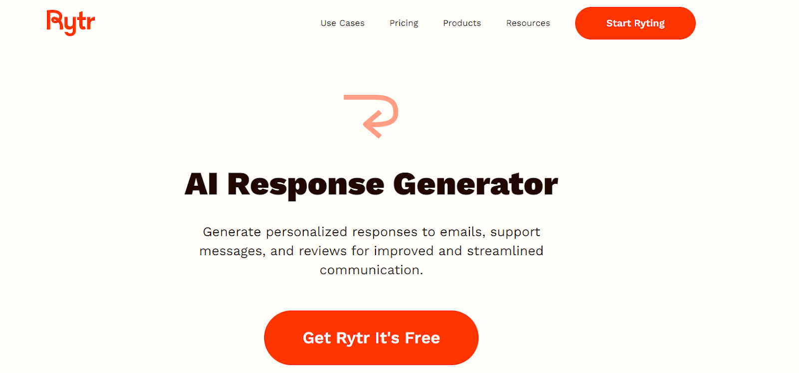 Rytr's AI Response Generator