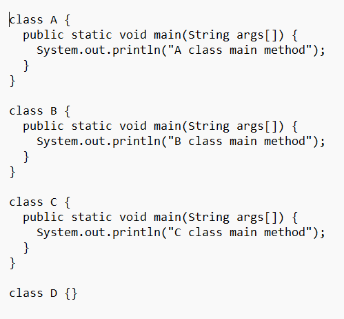 Why only one public class in Java