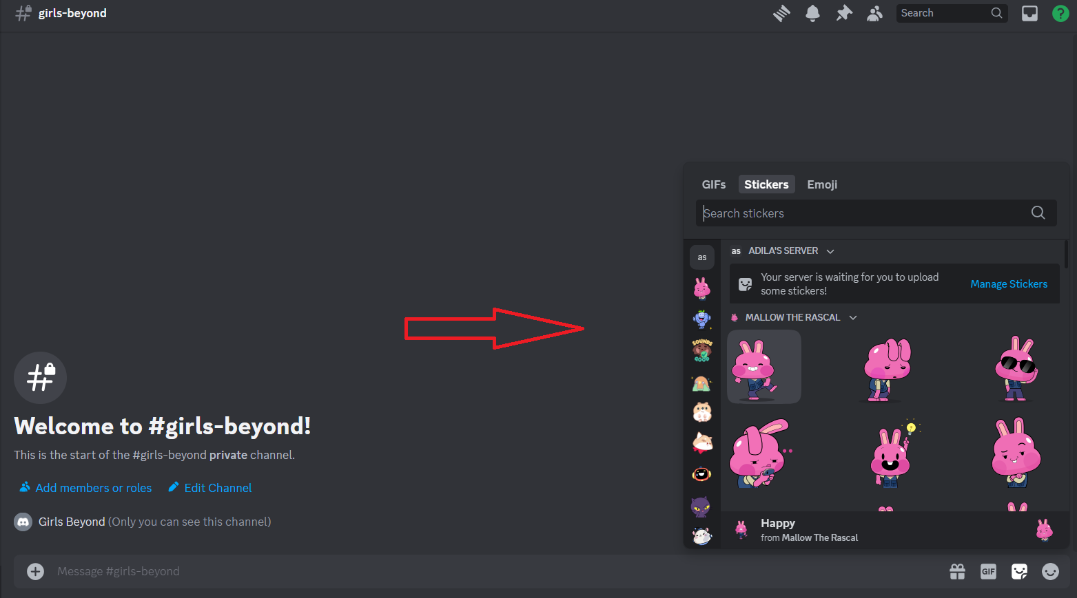 web discord fitur stiker animasi