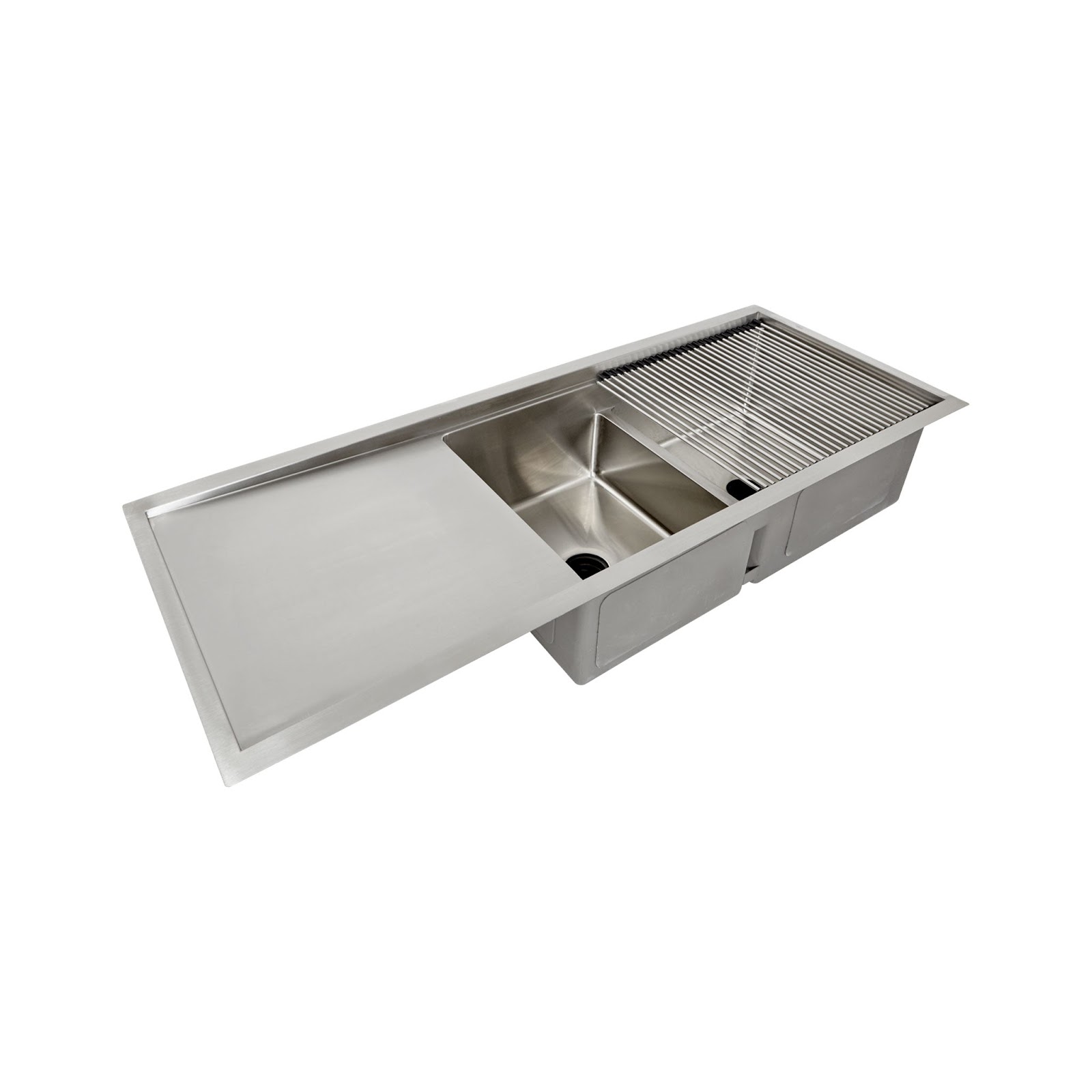 Kitchen Sink With Drainboard on Both Sides: Space-Saving Solutions!