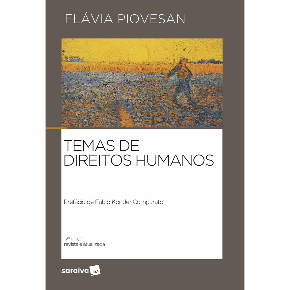 capa livro Temas de Direitos Humanos – 12ª Edição 2023, de Flávia Piovesan