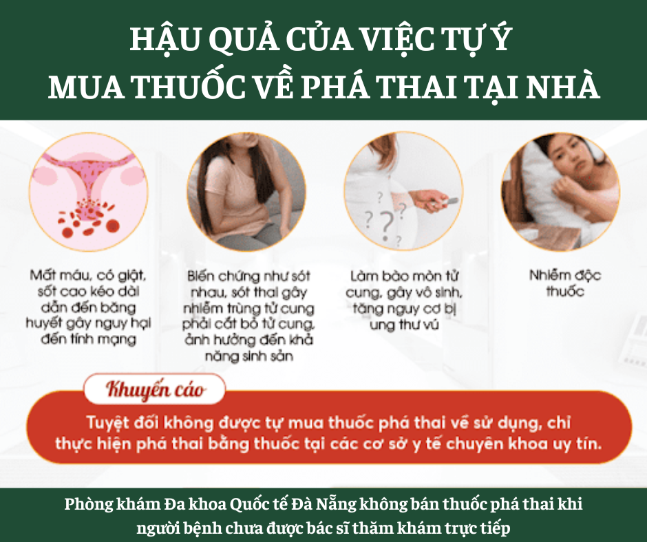 Biến chứng nguy hiểm khi tự ý phá thai tại nhà