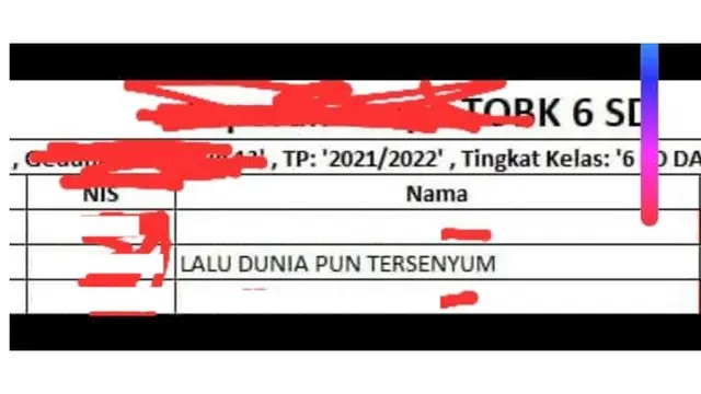 Nama unik di Indonesia, Lalu Dunia Pun Tersenyum (Sumber: Twitter/HidayatNoviar)