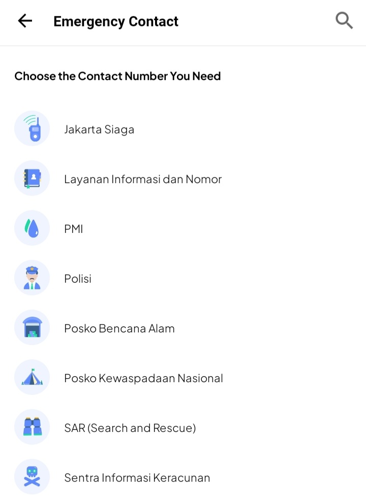 Access Emergency Contact in JAKI