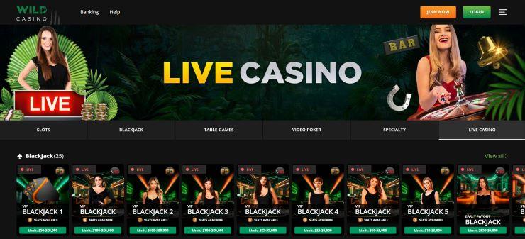 Wild Casino - Live Dealer Games
