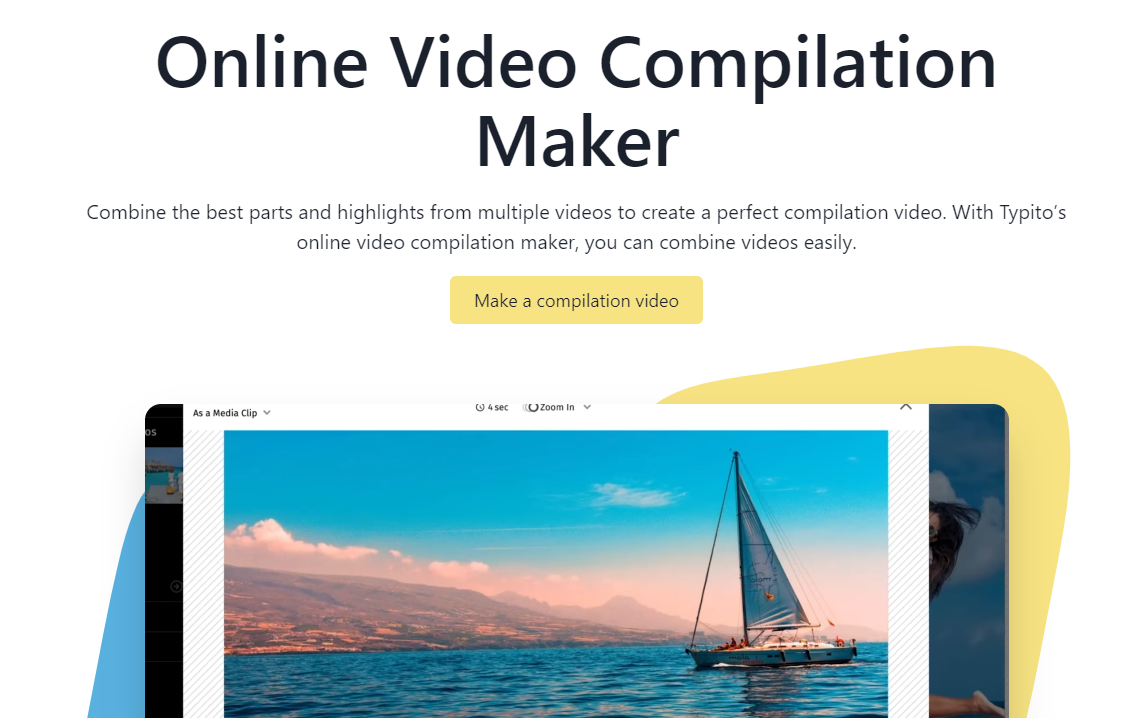 Easy-to-Use Video Compilation Maker, No Limited Video Clips