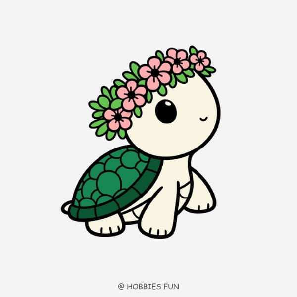 🐢 20 Easy Cute Turtle Drawing Ideas