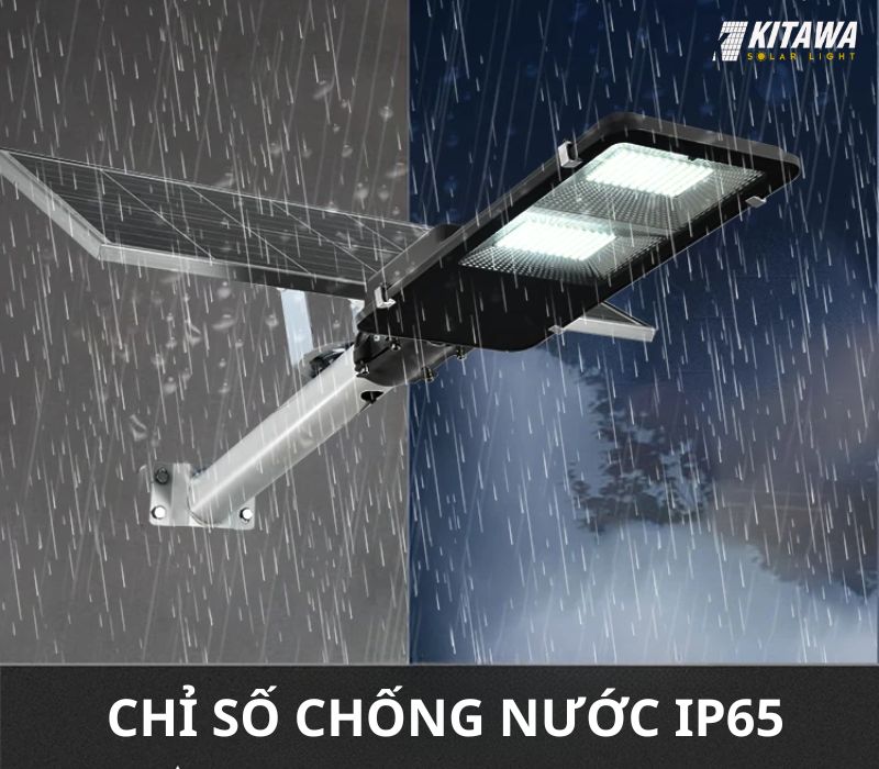 đèn đường năng lượng mặt trời 100W 2 khoang BC1100