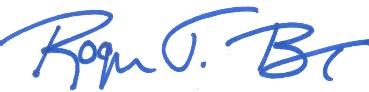 A blue writing on a white surfaceDescription automatically generated