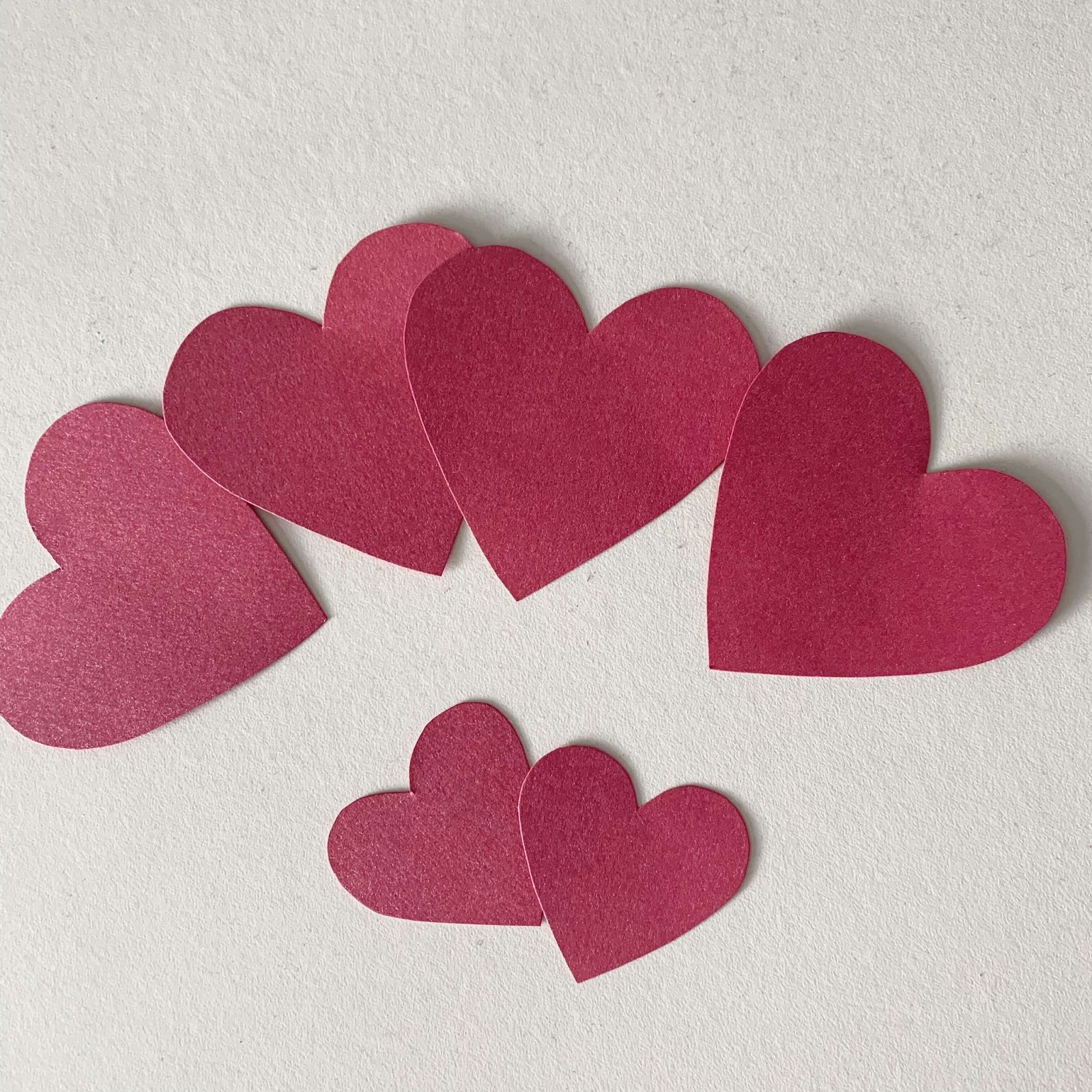 DIY Pink Heart Cutouts