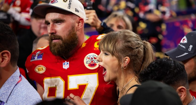 Taylor Swift and Travis Kelce