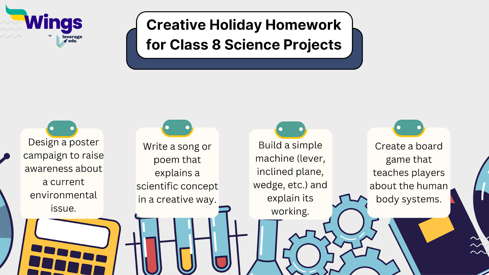 Creative Holiday Homework for Class 8 Science Projects