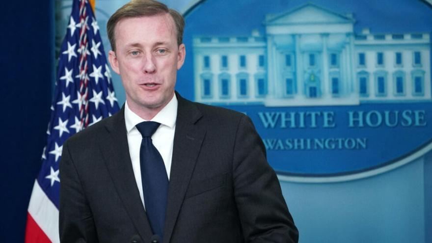 Cố vấn An ninh Quốc gia Hoa Kỳ Jake Sullivan họp báo tại Nhà Trắng ở Washington, Mỹ, ngày 10/11/2022.