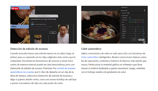 Adobe premier edición de vídeo con IA lineas de tiempo