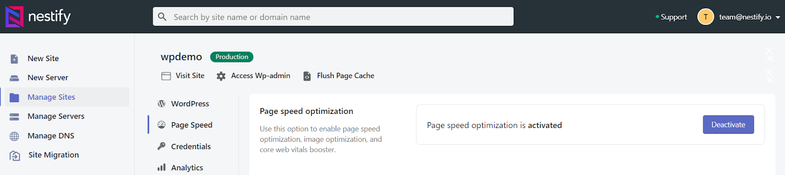 Pagespeed Optimization