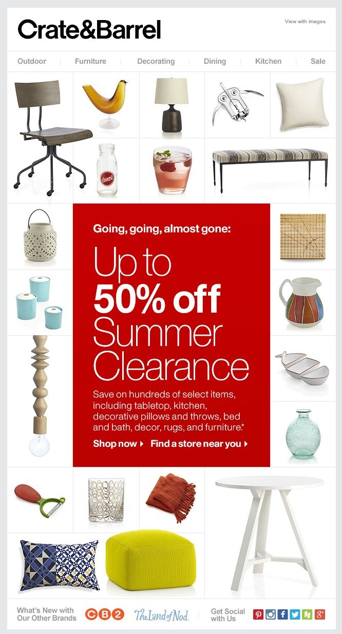 Updated Clearance Items