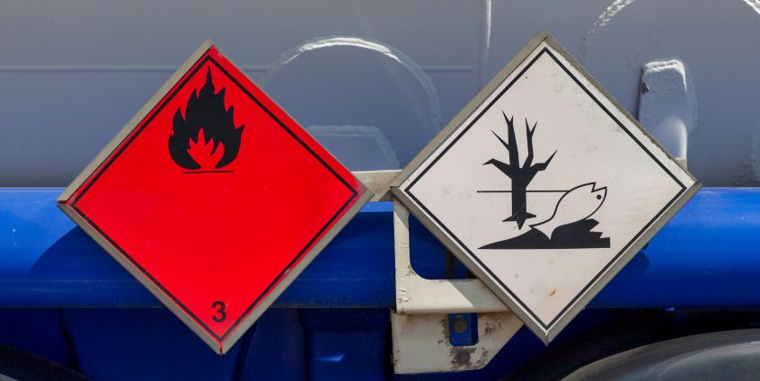 Hazardous materials Sign Board