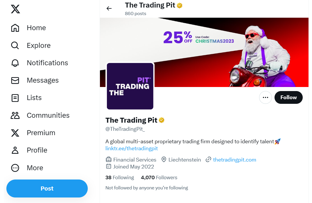 The Trading Pit reviews on Twitter