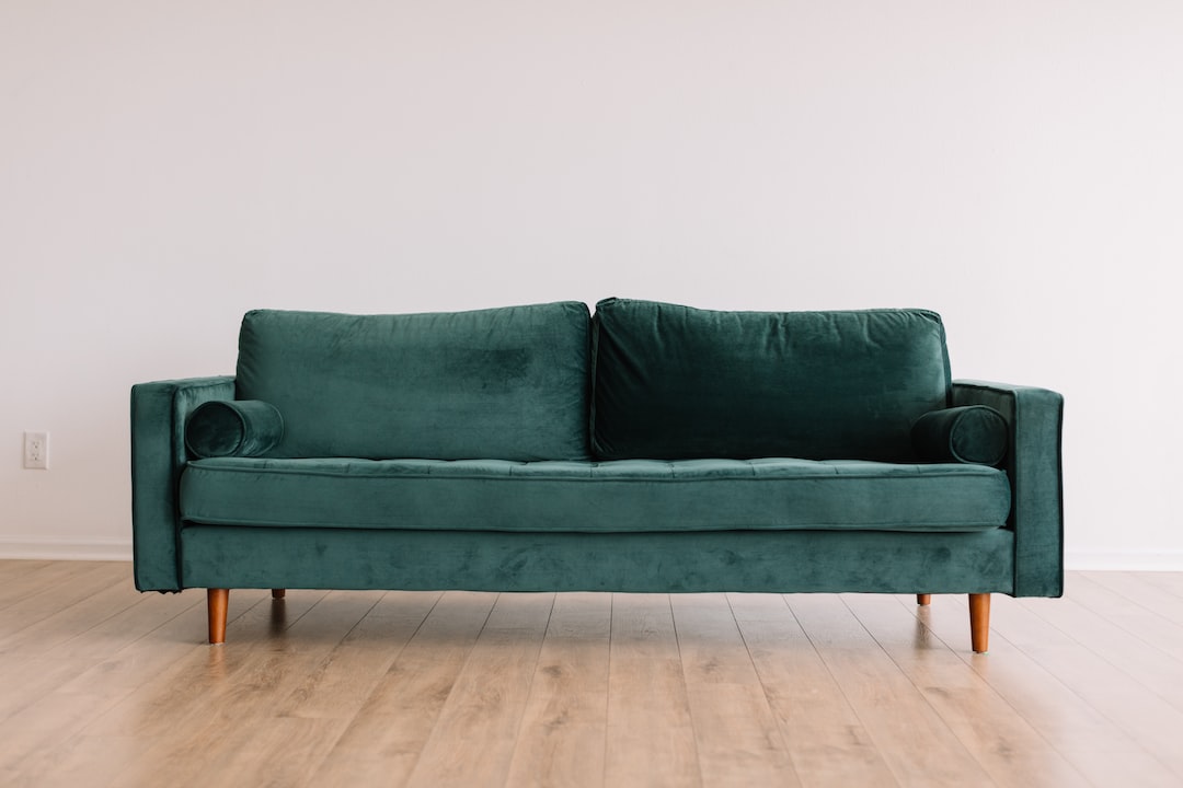 Groene sofa 