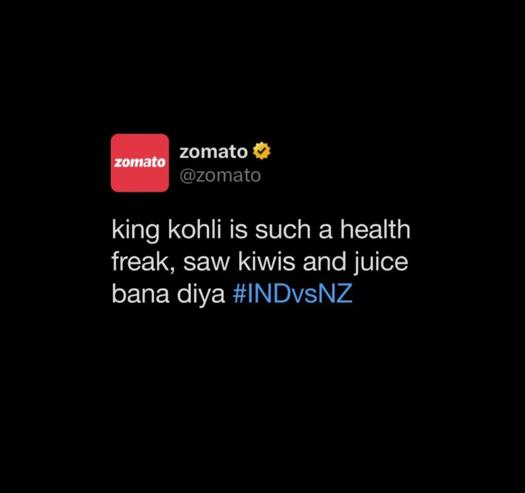 Zomato social media marketing