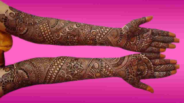 BRIDAL MARATHI MEHNDI DESIGN