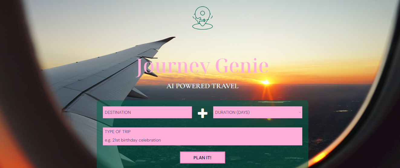 JourneyGenie travel app