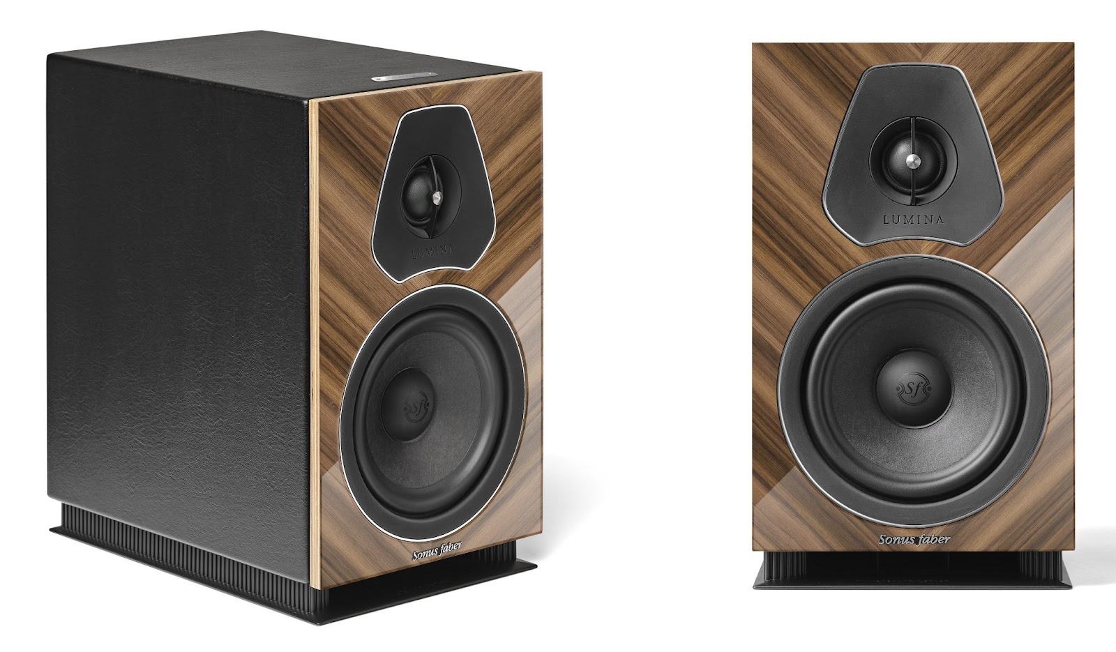 Detailed view of the Sonus Faber Lumina II Amator compact speakers