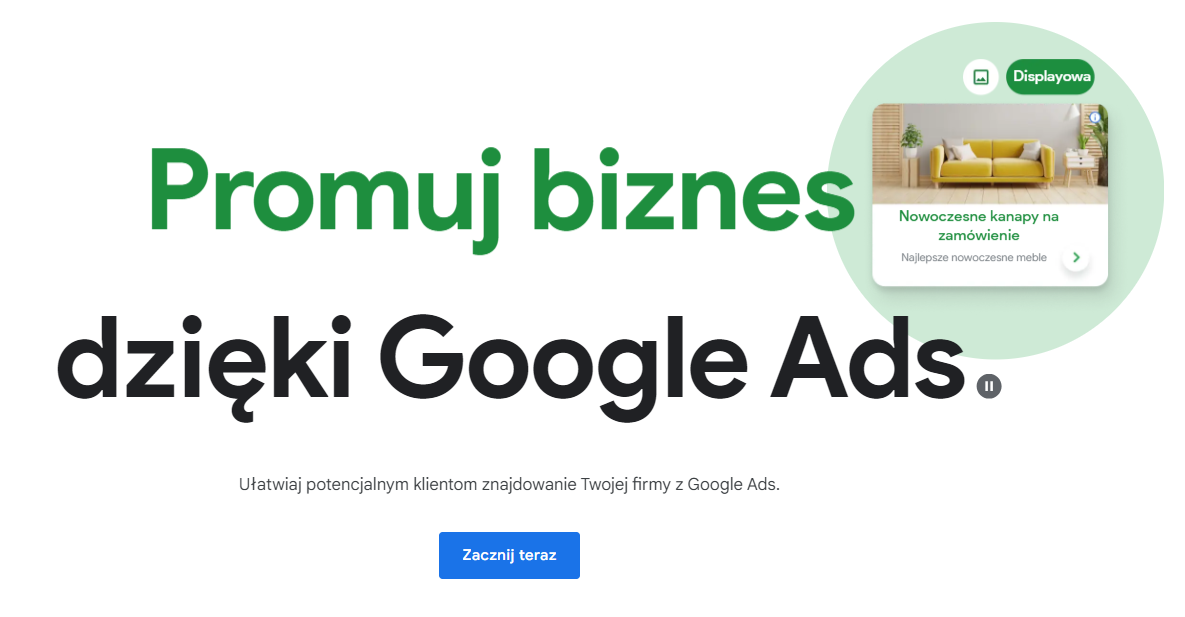 Kampanie reklamowe Google Ads