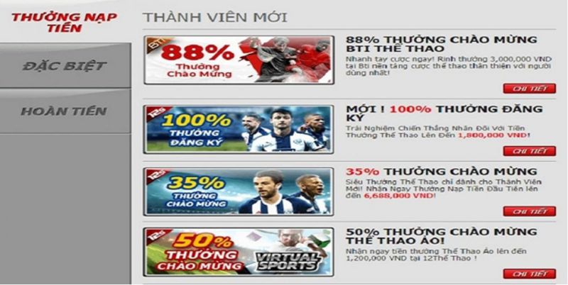 Tìm hiểu khuyến mãi 12bet mới nhất cùng casinomcw