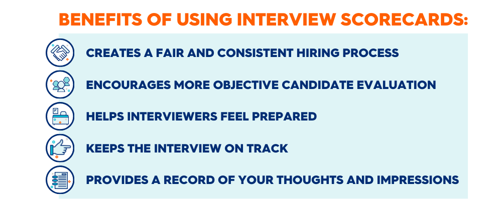 benefits of using interview scorecards