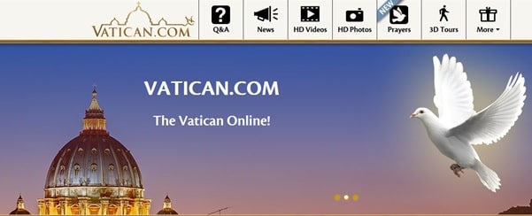 página web del Vaticano