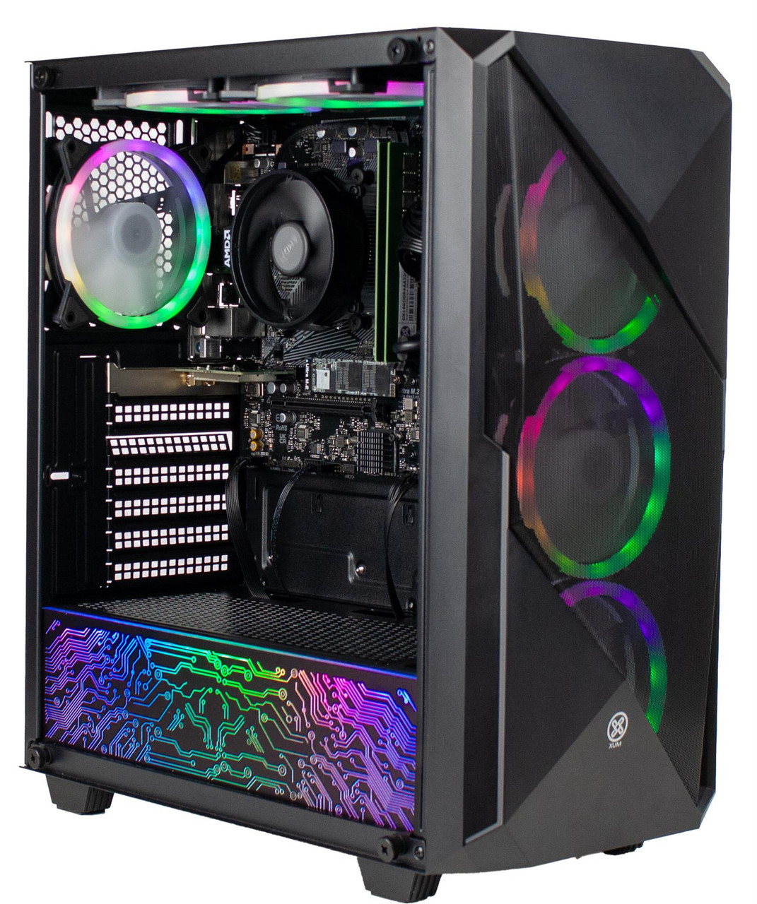 XUM Legend, 6x RGB Fans and Customizable RGB lighting