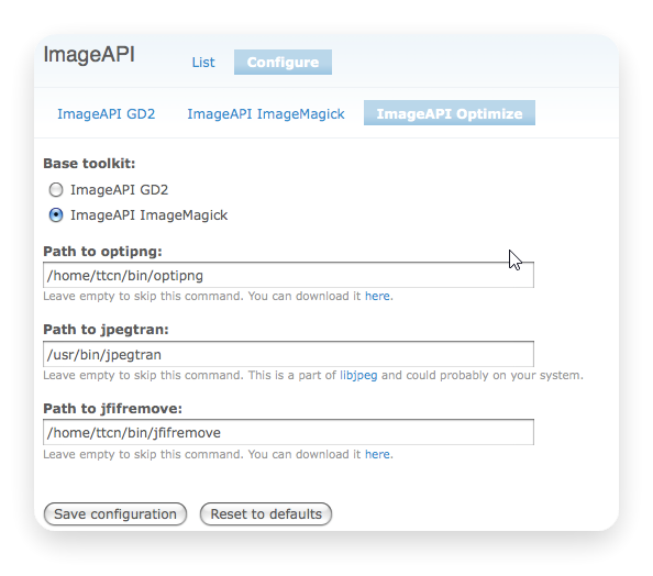 Optimize an Image API