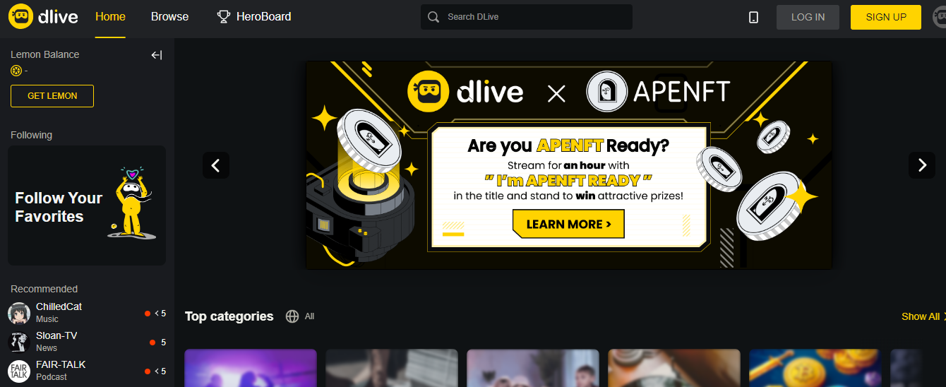 DLive Web3 Streaming Platform