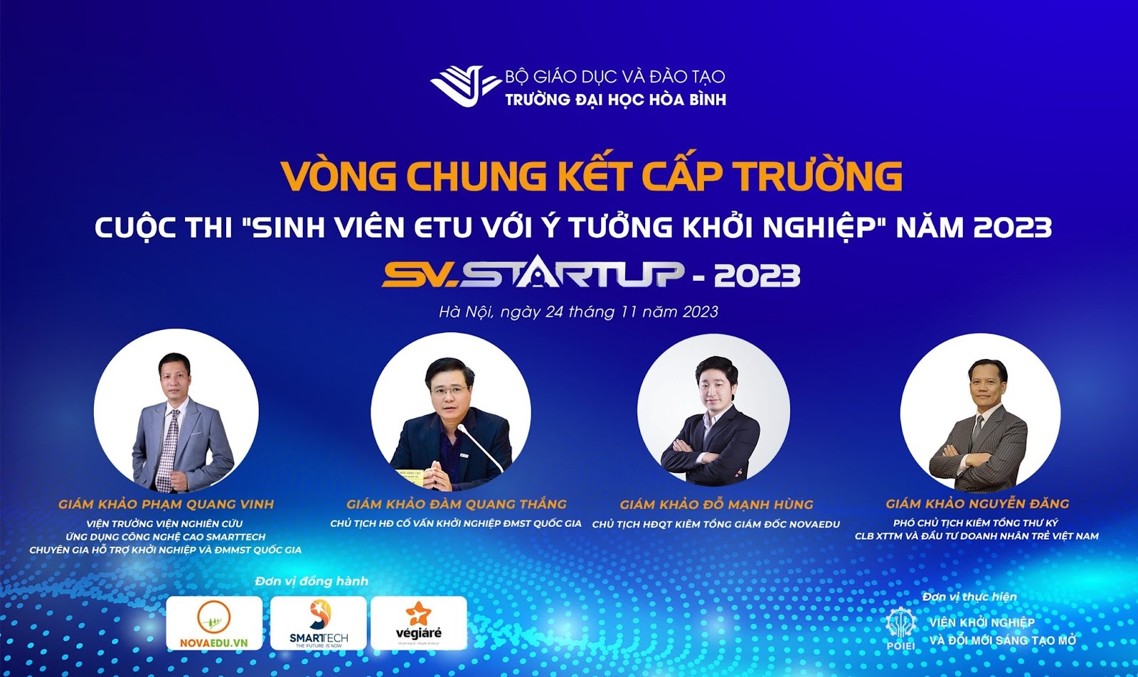 Cuộc thi 'Sinh viên ETU với ý tưởng khởi nghiệp' năm 2023.