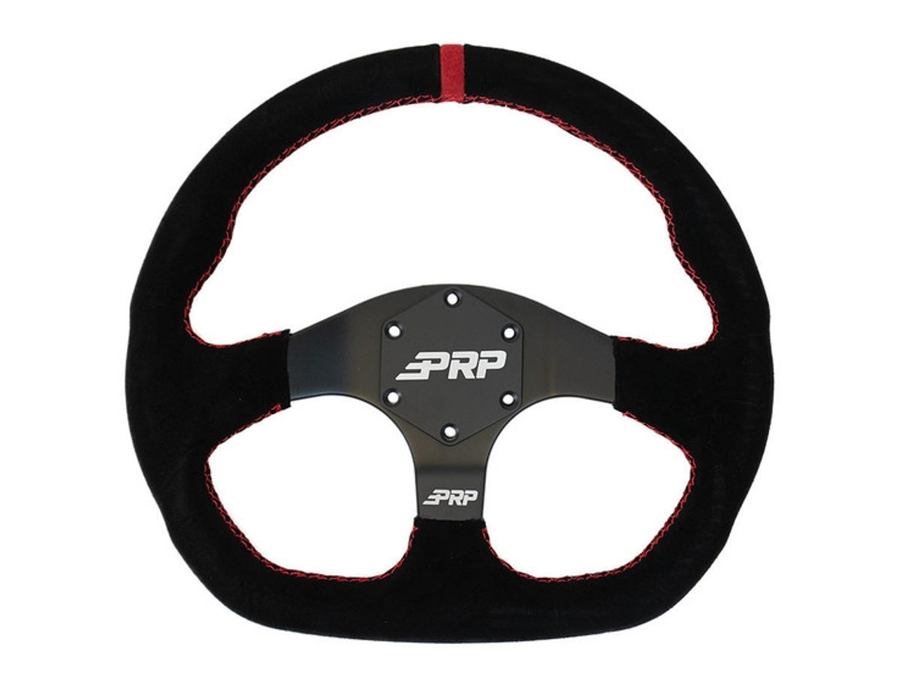 A Comp-R Steering Wheel by PRP Seats, bearing the PRP logo on the center cap, uninstalled and against a blank background.