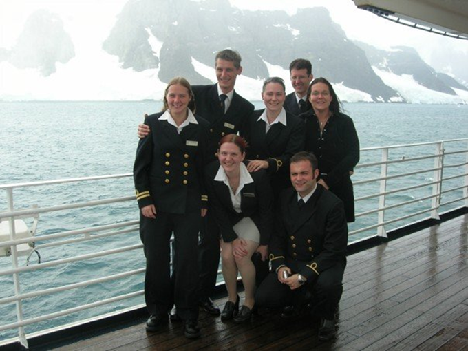  Emily sailing Antarctica with crew mates | Nationals Careers Week