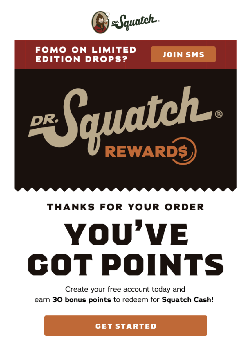 Dr Squatch rewards program