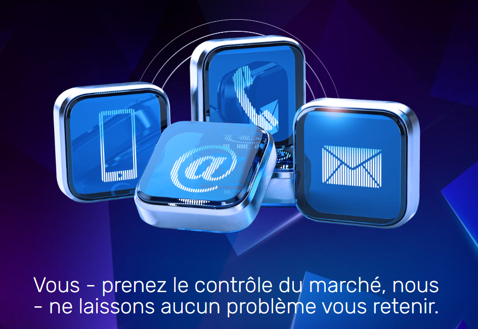 Un support client accessible avec une assistance en direct 24/7, des options de contact par téléphone mobile et par e-mail, associé à une section éducative complète.