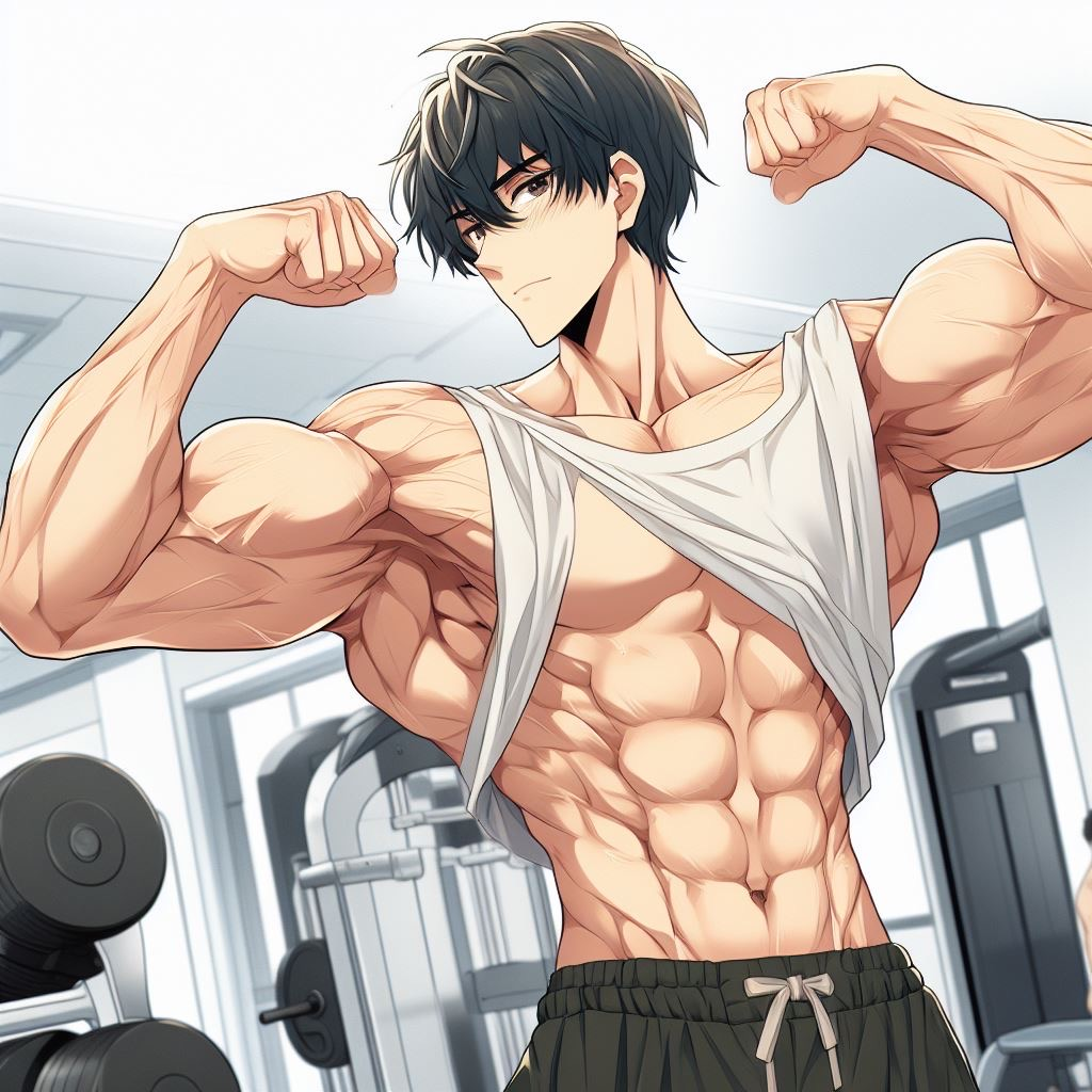 One of The AI Anime Filters AI Muscle Athletes